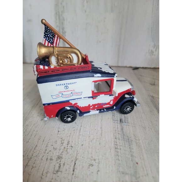Dept 56 58660‎ AS IS American Pride Village Express - Picture 6 of 8